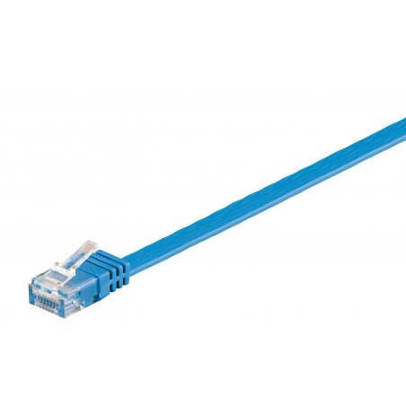 Microconnect V-UTP601B-FLAT networking cable Blue 1 m Cat6 U/UTP (UTP)