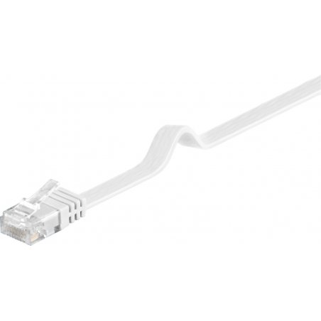 Microconnect V-UTP603W-FLAT networking cable White 3 m Cat6 U/UTP (UTP)