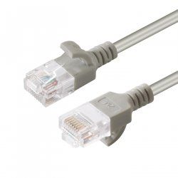 Microconnect V-UTP605-SLIM networking cable Grey 5 m Cat6 U/UTP (UTP)