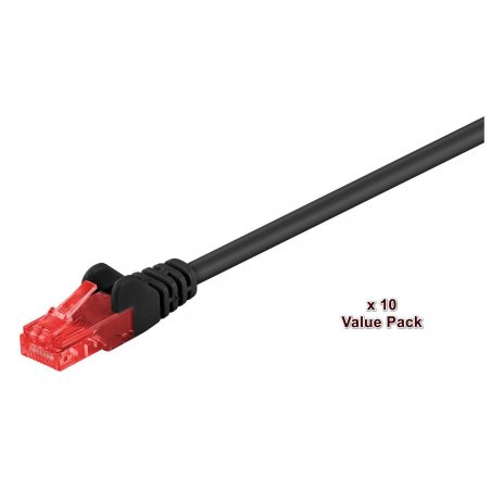 U/UTP CAT6 7M Black10 PACK