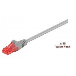 Microconnect V-UTP610VP câble de réseau Gris 10 m Cat6 U/UTP (UTP)