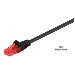 Microconnect V-UTP615SVP networking cable Black 15 m Cat6 U/UTP (UTP)