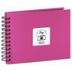 Hama Fine Art album photo et protège-page Rose 50 feuilles 10 x 15 Reliure spiralée