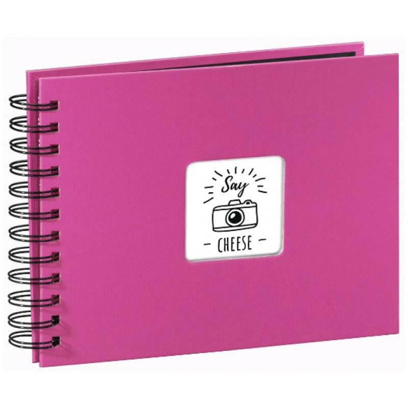 Hama Fine Art photo album Pink 50 sheets 10 x 15 Spiral binding