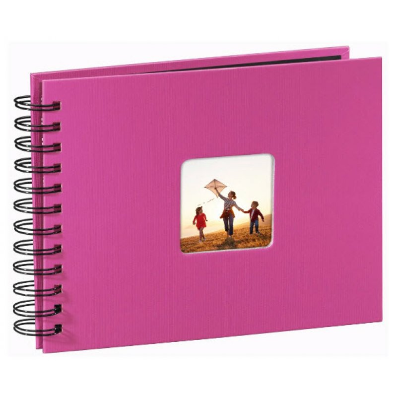 Hama Fine Art album photo et protège-page Rose 50 feuilles 10 x 15 Reliure spiralée