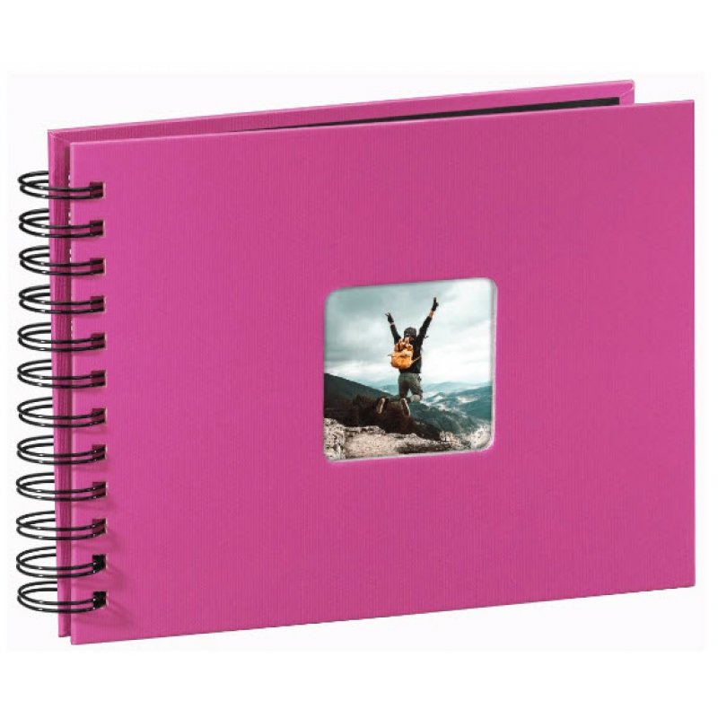 Hama Fine Art photo album Pink 50 sheets 10 x 15 Spiral binding