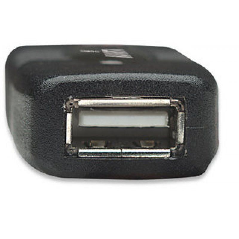 Manhattan USB-A to USB-A Extension Cable, 10m, Male to Female, Active, 480 Mbps (USB 2.0), Daisy-Chainable, Built In