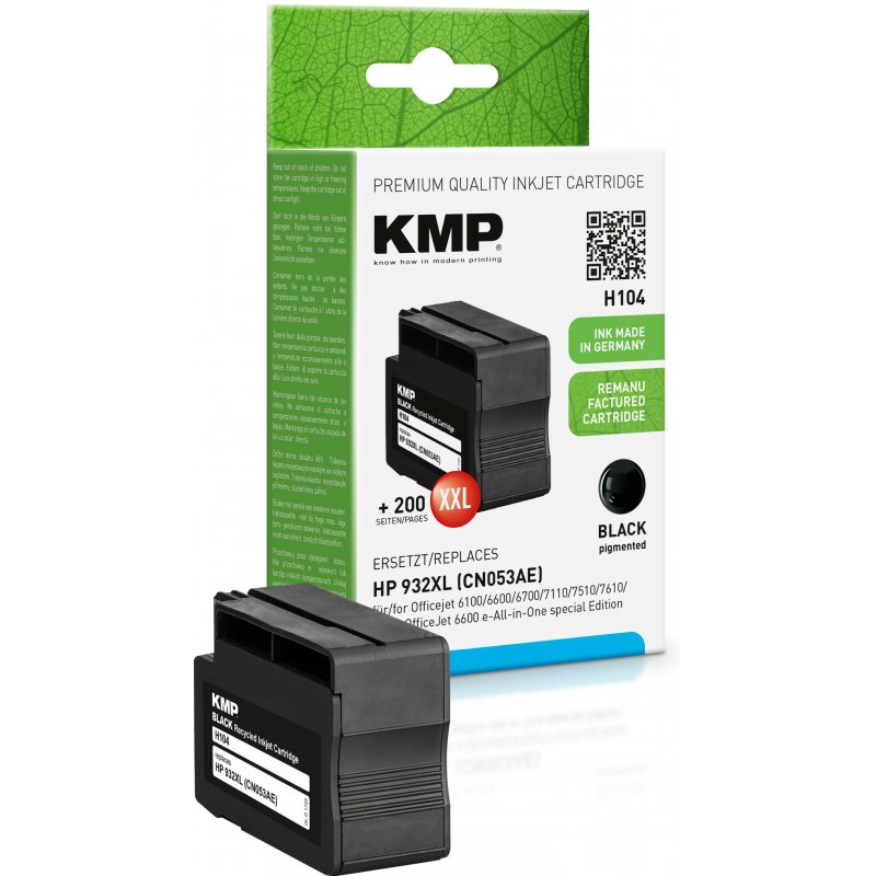 KMP H84 ink cartridge 1 pc(s) Black