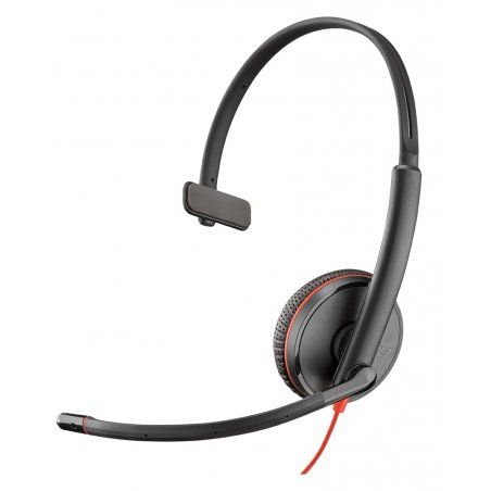 POLY Blackwire 3215 Casque Avec fil Arceau Appels/Musique USB Type-C Noir