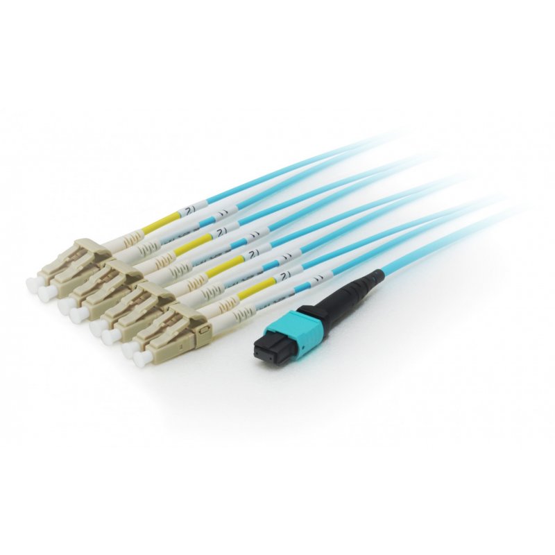 Equip 25556407 câble InfiniBand et à fibres optiques 7 m MTP 4x LC Cyan