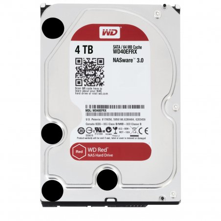 Western Digital Red 4TB disque dur 4 To Variable 64 Mo 3.5" Série ATA III
