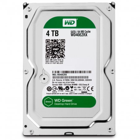 Western Digital Green 4TB internal hard drive Variable 64 MB 3.5" Serial ATA III