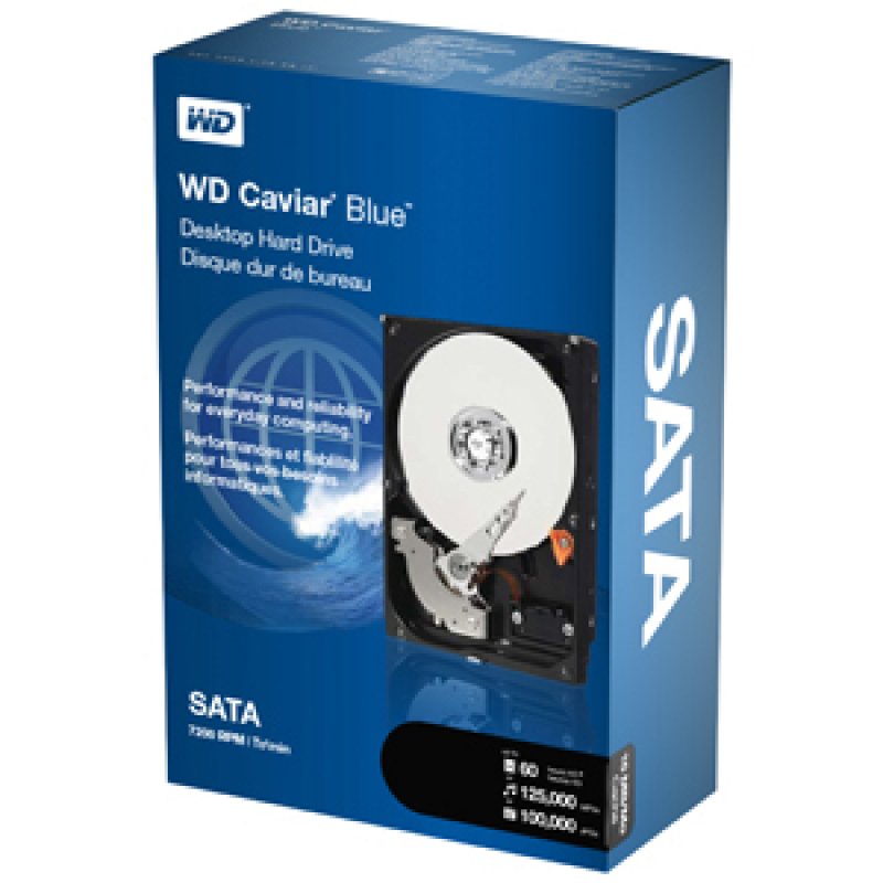 Western Digital Caviar Blue 640GB disque dur 640 Go 7200 tr/min 16 Mo 3.5" Série ATA II