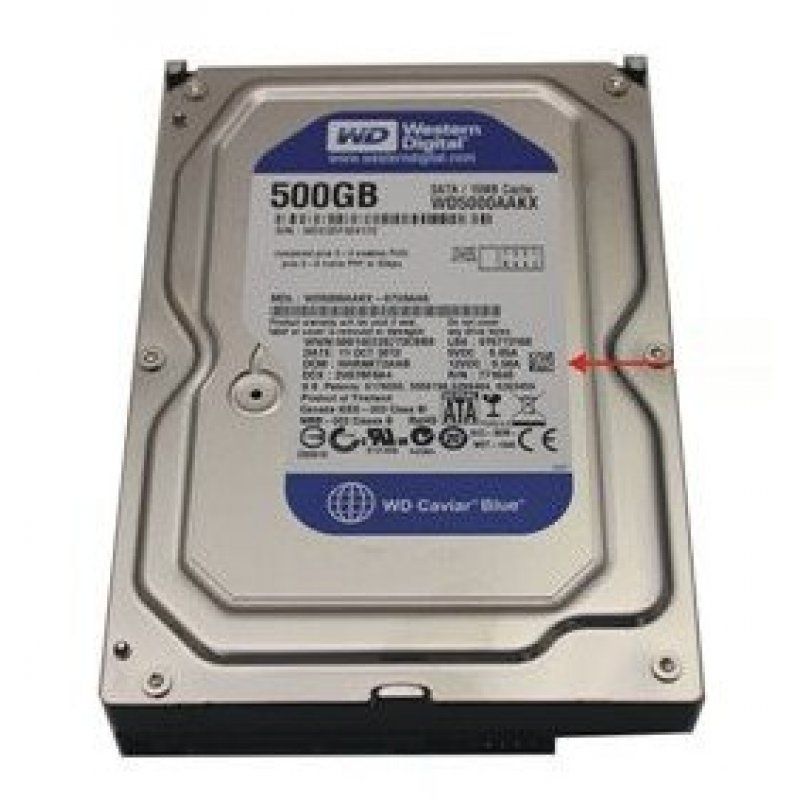 Fujitsu WDC:WD5000AAKX-500A disque dur 500 Go 7200 tr/min 16 Mo 3.5" SATA
