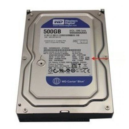 Fujitsu WDC:WD5000AAKX-500A disque dur 500 Go 7200 tr/min 16 Mo 3.5" SATA