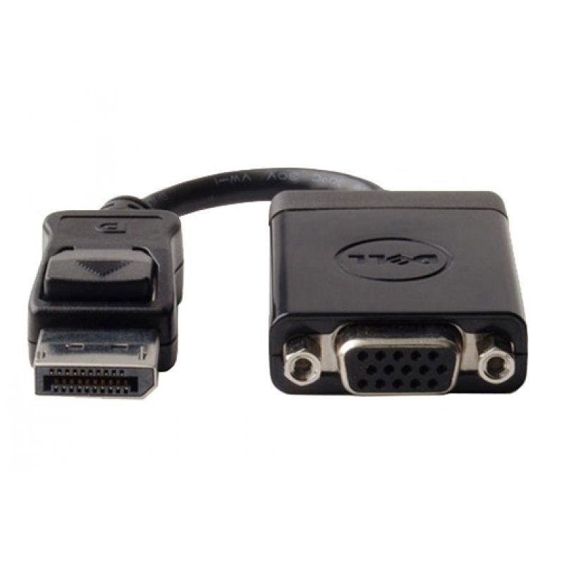 DELL R74C3 câble vidéo et adaptateur DisplayPort VGA (D-Sub) Noir