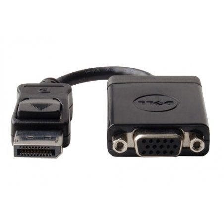 DELL R74C3 câble vidéo et adaptateur DisplayPort VGA (D-Sub) Noir