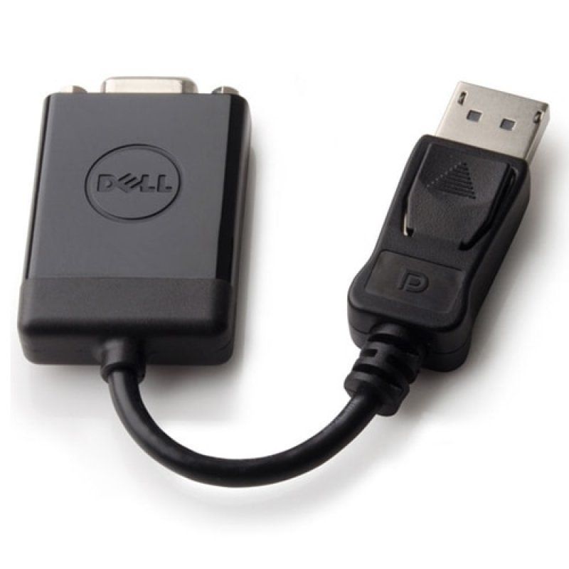 DELL R74C3 câble vidéo et adaptateur DisplayPort VGA (D-Sub) Noir