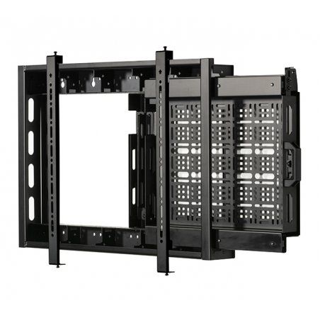 B-Tech Flat Screen Wall Mount with Slide-Out AV Storage Tray (VESA 600 x 400)