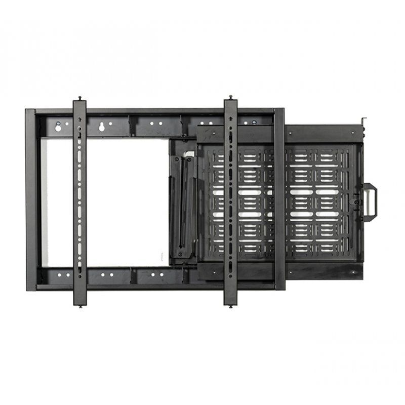 B-Tech Flat Screen Wall Mount with Slide-Out AV Storage Tray (VESA 600 x 400)