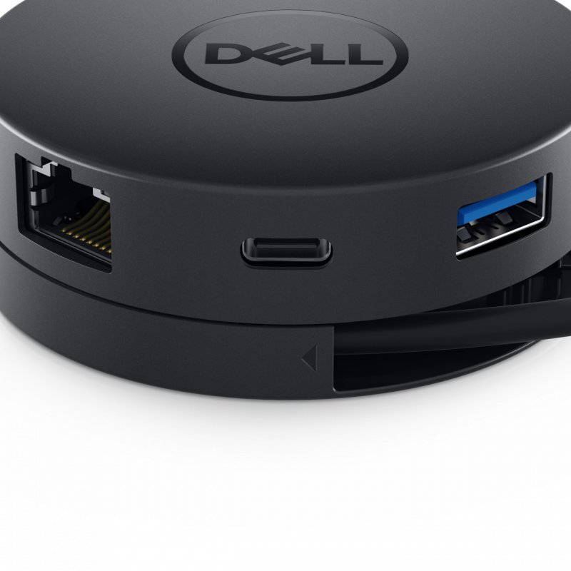 DELL Mobile Adapter DA300 Avec fil USB 3.2 Gen 2 (3.1 Gen 2) Type-C Noir