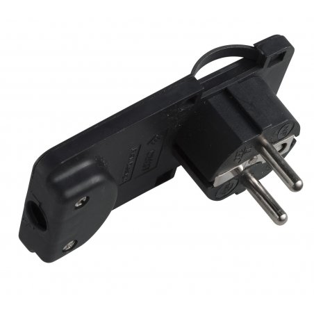 Microconnect PESCHPLUG-B adaptateur prise d'alimentation Type F Noir