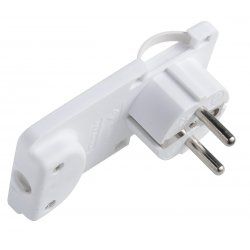 Microconnect PESCHPLUG-W adaptateur prise d'alimentation Type F Blanc