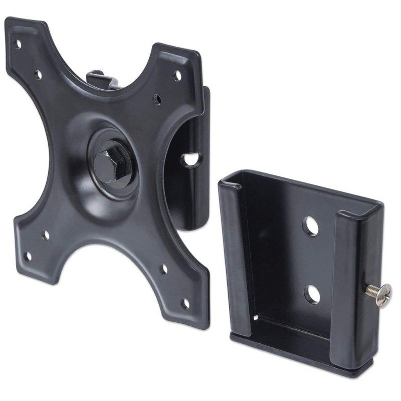 Manhattan TV & Monitor Mount, Wall, Fixed, 1 screen, Screen Sizes: 10-32", Black, VESA 75x75 to 100x100mm, Max 15kg,