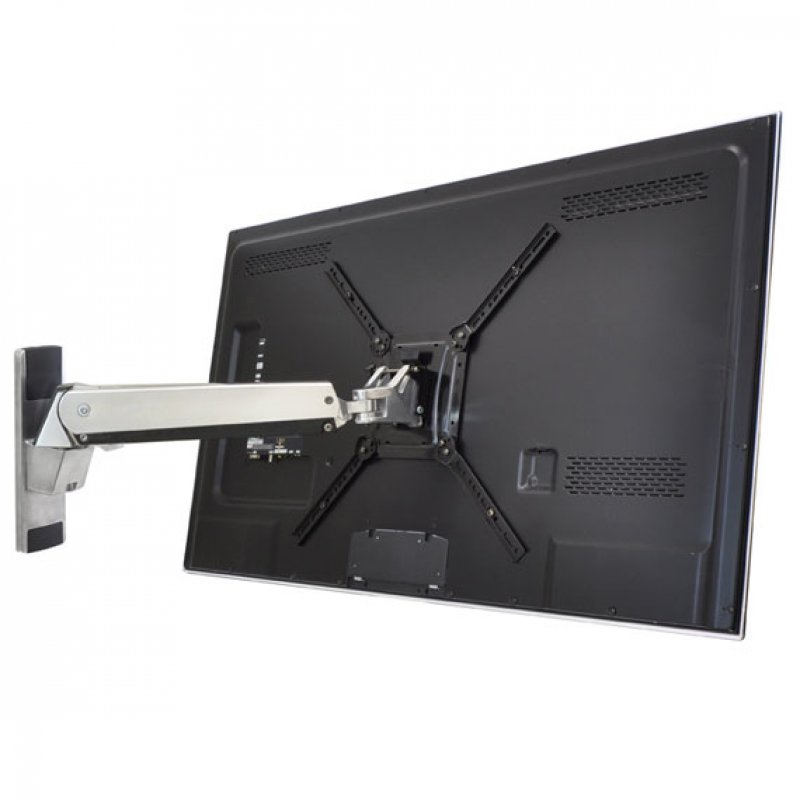 Ergotron Interactive Arm, VHD monitor mount / stand 152.4 cm (60") Wall Aluminium, Black