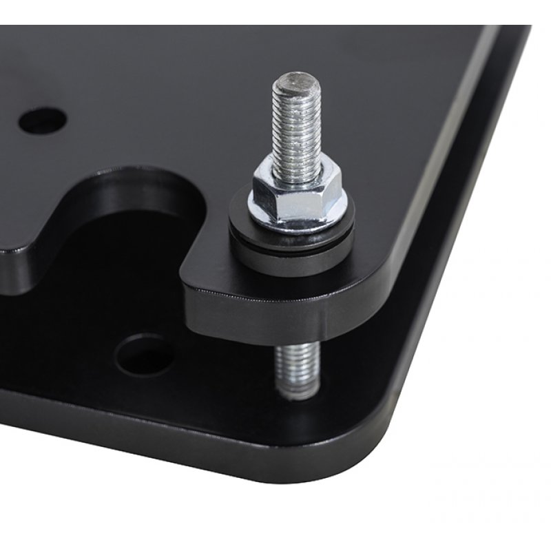 B-Tech SYSTEM X - Bolt-Down Floor Base with Level Adjustment