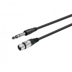 Vivolink PROAUDXLRFJACKS1 audio cable 1 m XLR 6.35mm Black