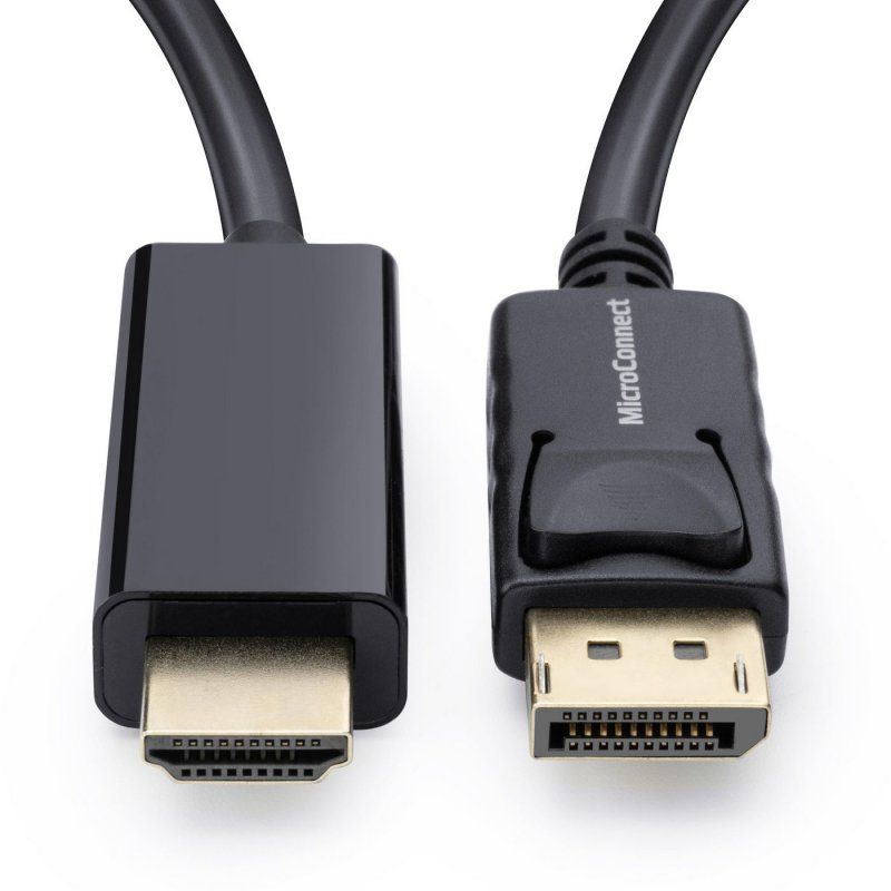 Microconnect MC-DP-HDMI-300 video cable adapter 3 m DisplayPort Black