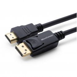 Microconnect MC-DP-HDMI-1000 câble vidéo et adaptateur 10 m DisplayPort Noir