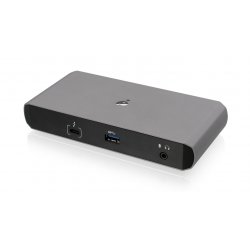 iogear GTD737 laptop dock/port replicator Thunderbolt 3 Black, Grey