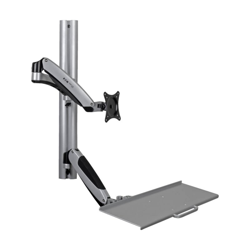 Tripp Lite WWSS1327RWTC Adjustable-Height Wall-Mount Sit-Stand Workstation, Single-Display
