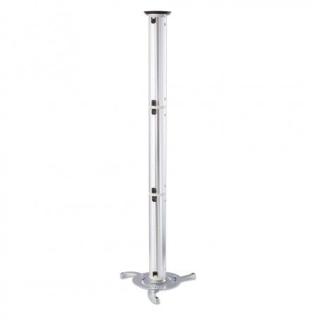 Manhattan Projector Mount, Ceiling, Universal, Tilt & Swivel, Height Range: 13 to 106cm, Max 10kg, Silver, Lifetime