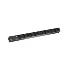 Bachmann 800.2334 power extension 2 m 12 AC outlet(s) Indoor Grey
