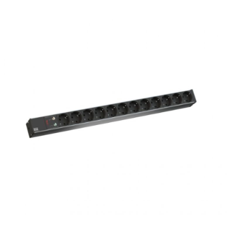 Bachmann 800.2334 power extension 2 m 12 AC outlet(s) Indoor Grey