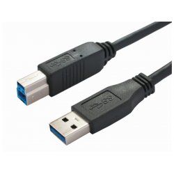 Bachmann 917.1205 USB cable USB 3.2 Gen 1 (3.1 Gen 1) 1 m USB A USB B Black