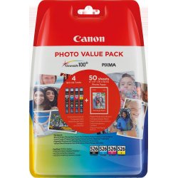 Canon CLI-526 C/M/Y/BK ink cartridge 4 pc(s) Original Standard Yield Black, Cyan, Yellow, Magenta