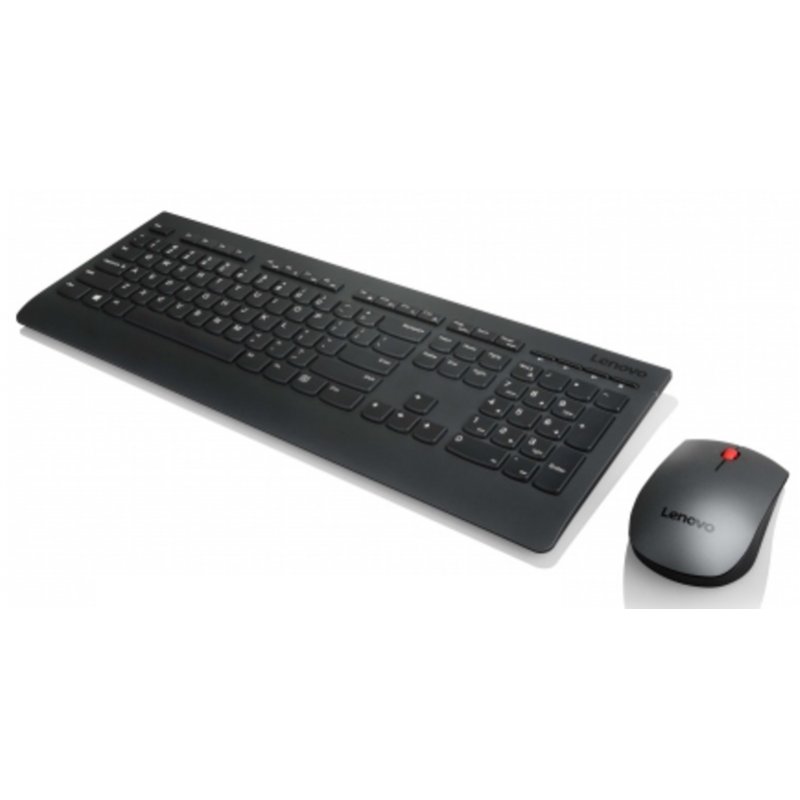 Lenovo 4X30H56820 clavier Souris incluse Universel RF sans fil QWERTY Portuguais Noir