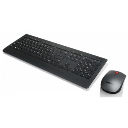 Lenovo 4X30H56820 clavier Souris incluse Universel RF sans fil QWERTY Portuguais Noir