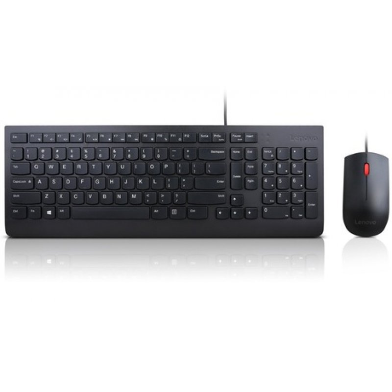 Lenovo 4X30L79894 keyboard Mouse included Office USB French Black