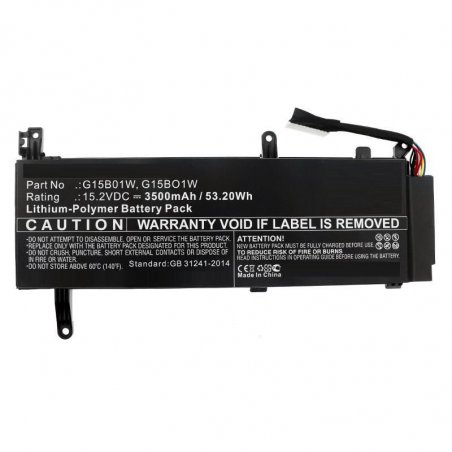 Battery 53.20Wh Li-Pol 15.2V