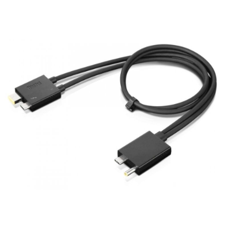 STOCKIN1-Lenovo 4X90U90616 adaptateur graphique USB Noir