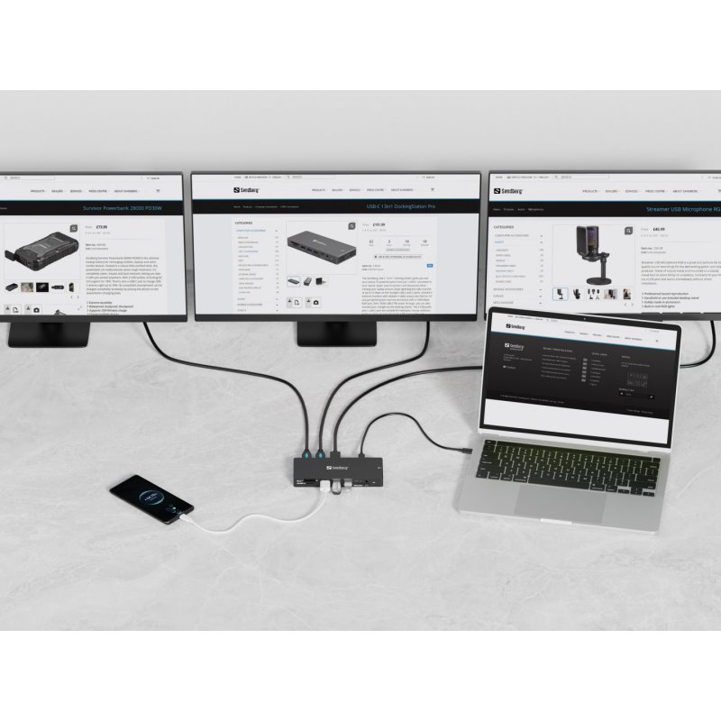 Sandberg USB-C 13in1 DockingStation Pro