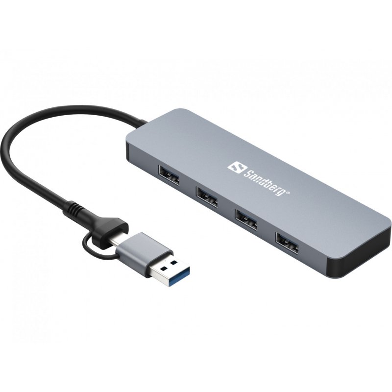 USB-C/A to 4xUSB 3.0 Hub