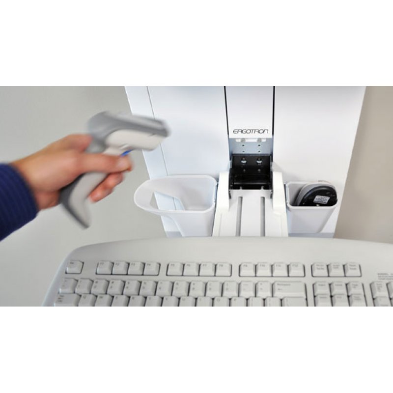 Ergotron StyleView Vertical Lift, Patient Room monitor mount / stand 61 cm (24") Wall White