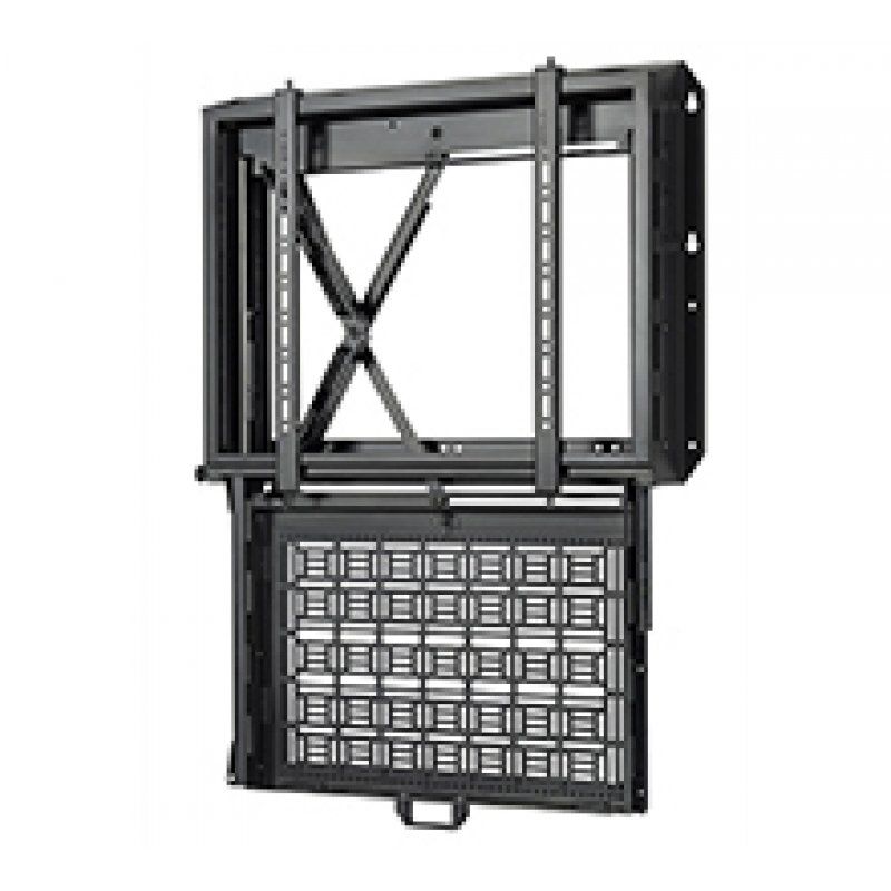 B-Tech Flat Screen Wall Mount With Pull-down AV Storage Tray (VESA 600 x 400)