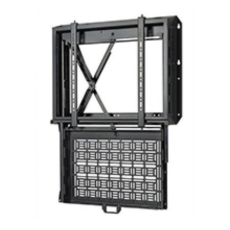 B-Tech Flat Screen Wall Mount With Pull-down AV Storage Tray (VESA 600 x 400)